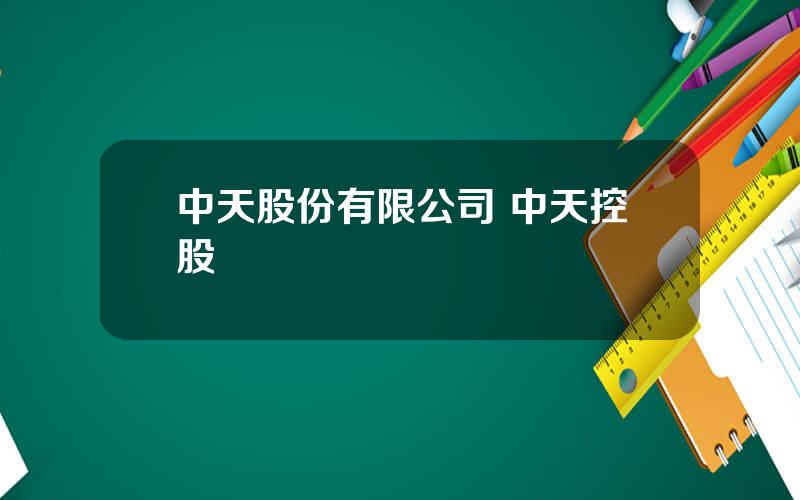 中天股份有限公司 中天控股